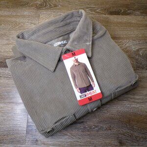 32 Degrees NWT Men's Tan Corduroy Overshirt - Medium